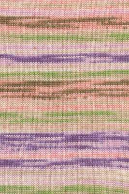 Lang Yarns Merino 200 Bebe Color 155.0602 Violet/Flamingo/Grass
