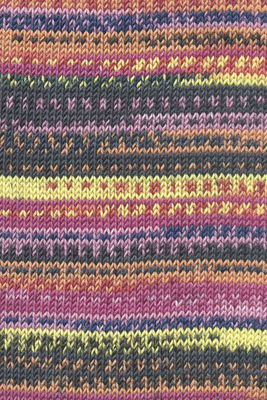 Lang Yarns Merino 120 Color 47.0007 Purple/Yellow/Dark Blue/Tangerine