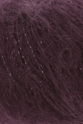 Lang Yarns Mohair Luxe Lame 797.0180 Silver - Eggplant