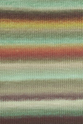 Lang Yarns Mille Colori Baby 845.0219 Light Turquoise/Eggplant/Melon