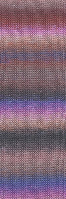 Lang Yarns Mille Colori Socks & Lace Luxe 859.0219 Brown/Red/Violet