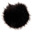 Pompon 100 mm zwart - 004