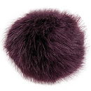 Pompon 100 mm aubergine - 013