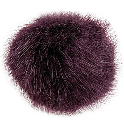 Pompon 100 mm aubergine - 013