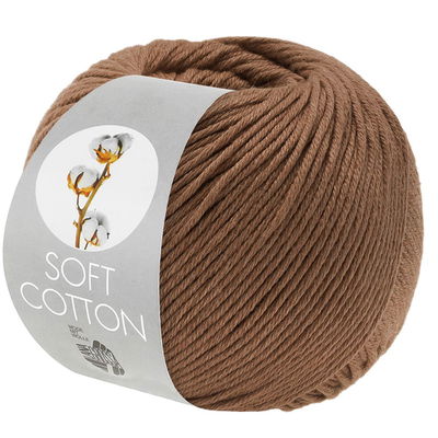 Lana Grossa Soft cotton 66 bruin