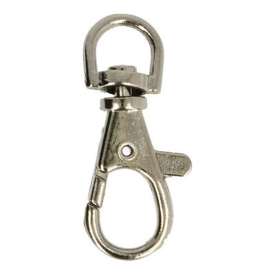 musketonhaak 10 mm - zilver