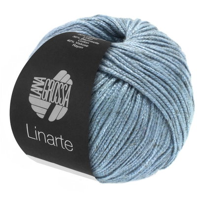 Lana Grossa Linarte 076 denim blauw op=op uit collectie 