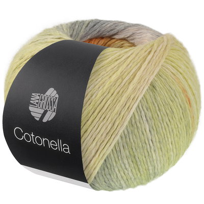 Lana Grossa Cotonella Multi 020 geel-oranje-paars