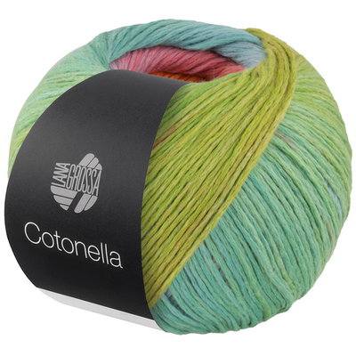 Lana Grossa Cotonella Mukti 011 regenboog