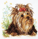 Borduurpakket hond yorkshire terrier (op=op)