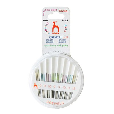 Naald 9-10-11-12 Crewel 24 stuks 