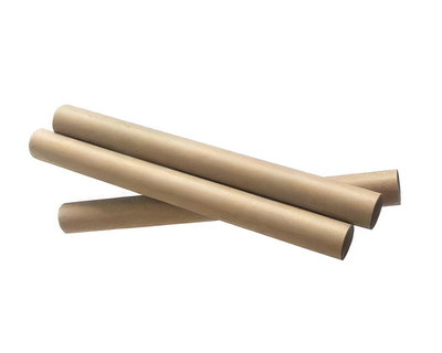 Kartonen koker lengte 45 cm a 4 cm doorsnee 10 stuks 