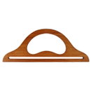Restyle Tassen Handvat Hout 30x12cm 987 vosjes bruin