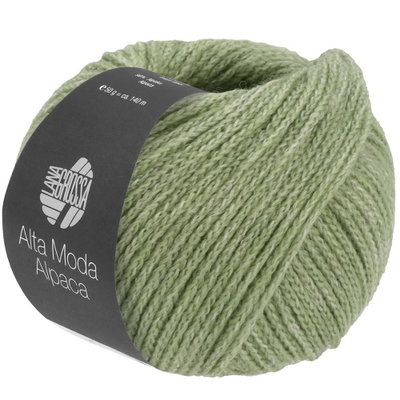 Lana Grossa Am alpaca 107 zacht mint groen