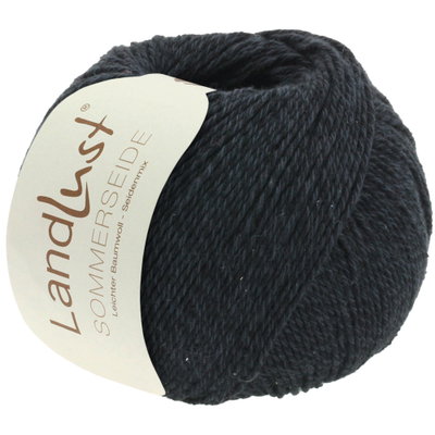 Lana Grossa Landlust sommerseide 47 nacht blauw