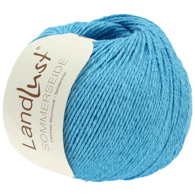 Lana Grossa Landlust Sommerseide 58 aqua blauw
