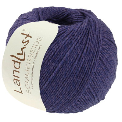 Lana Grossa Landlust sommerseide 64 marine blauw