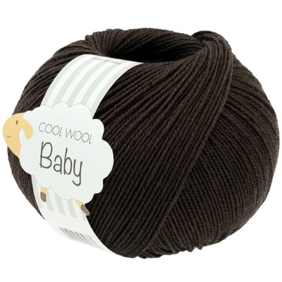 Lana Grossa Cool Wool Baby 339 donker bruin