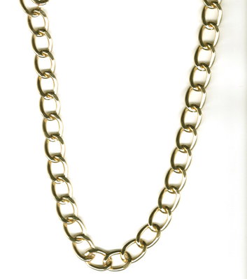Ketting goud 12 mm 1.20 meter 