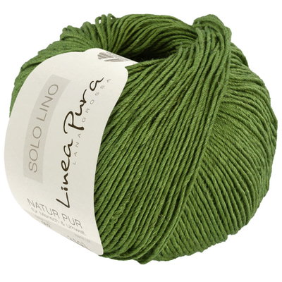Lana Grossa Solo Lino 74 groen