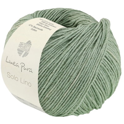 Lana Grossa Solo Lino 80 mint groen