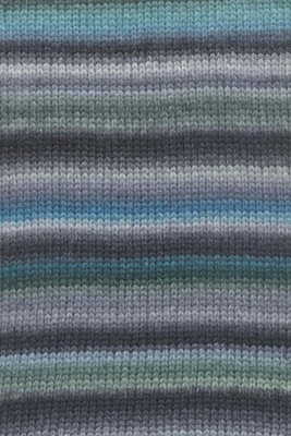 Lang Yarns Cloud 1077.0030 Turquoise/Grey/Black/Green