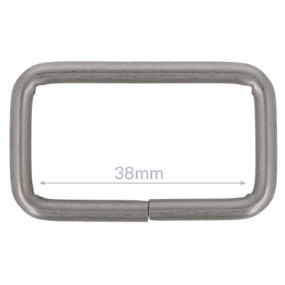 Gesp 38 mm nickel
