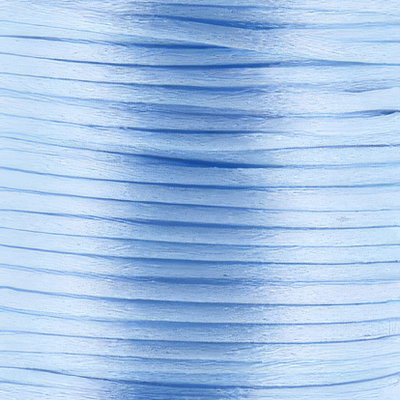 Satijnkoord 2 mm licht blauw - Kumihimo 5 mtr 