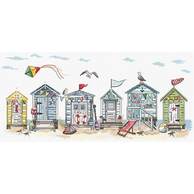 Borduurpatroon Seaside Cottages