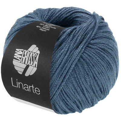 Lana Grossa Linarte 342 denim blauw