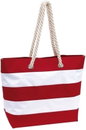 Tas rood wit gestreept met Scheepjes garen logo