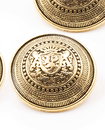 Knoop 15 mm goud officier (phildar 070065)