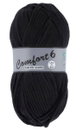 Lammy Yarns Comfort 6 001 zwart