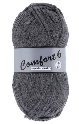 Lammy Yarns Comfort 6 002 grijs