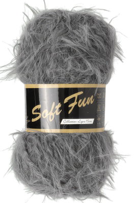 Lammy yarns - Soft fun 002 grijs