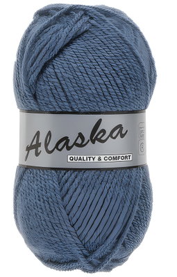 Lammy yarns Alaska 022 denim blauw