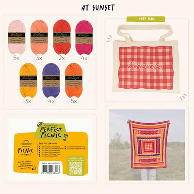 Scheepjes Cal2026 Kit Cotton Create DK Sunset