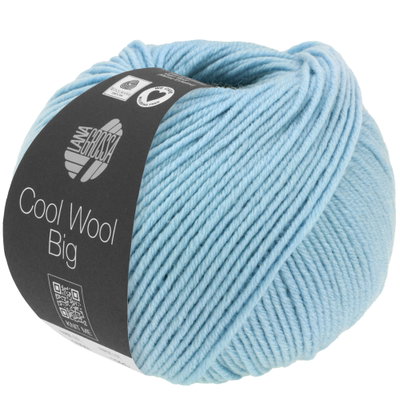 Lana Grossa Cool wool big 1620 baby blauw melange
